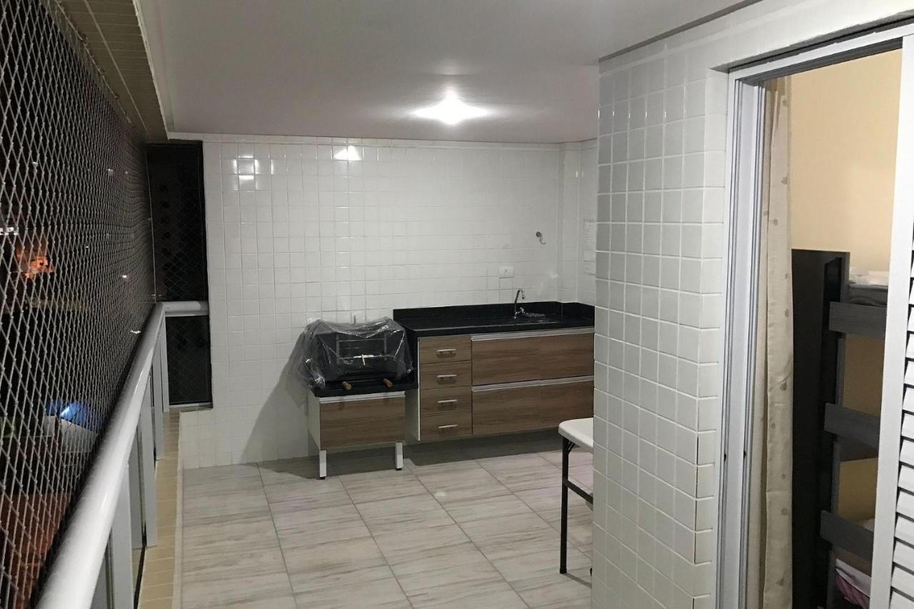 Apartamento No Canto Do Forte, Luxuoso E Confortavel, 2 Suites, Varanda Gourmet Прая Гранде Екстериор снимка