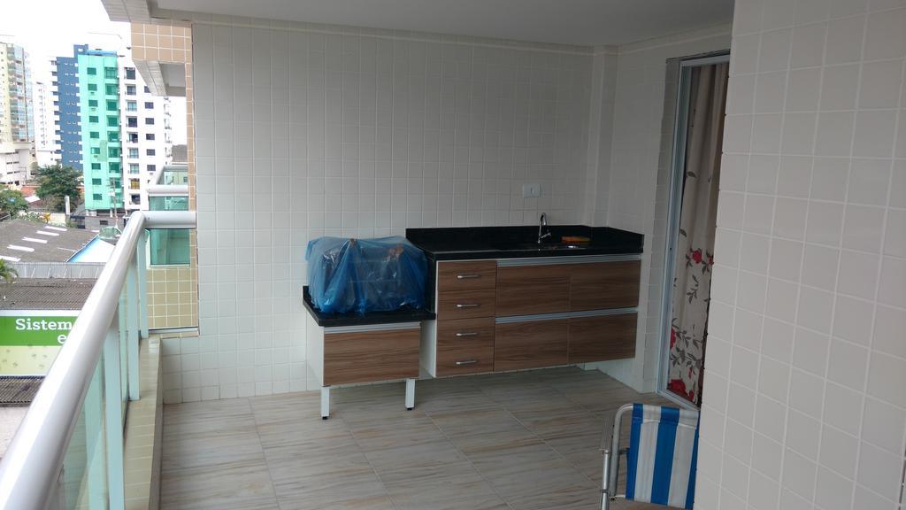 Apartamento No Canto Do Forte, Luxuoso E Confortavel, 2 Suites, Varanda Gourmet Прая Гранде Екстериор снимка
